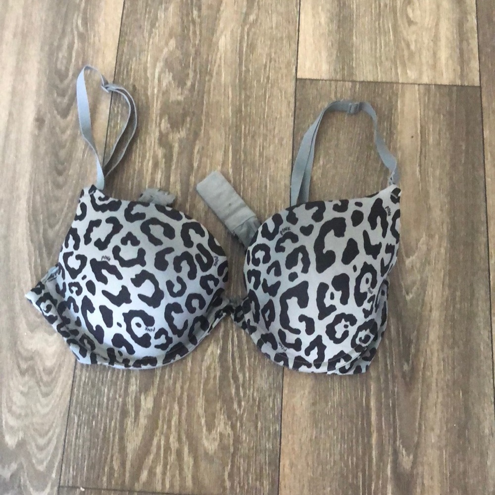 Cheetah Pink Push Up Bra